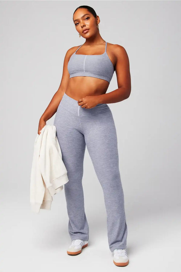HeatherFlex High-Waisted Mini Flare