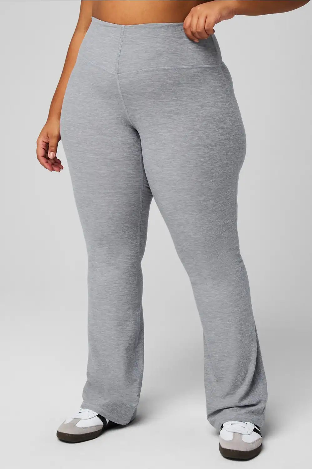 HeatherFlex High-Waisted Mini Flare