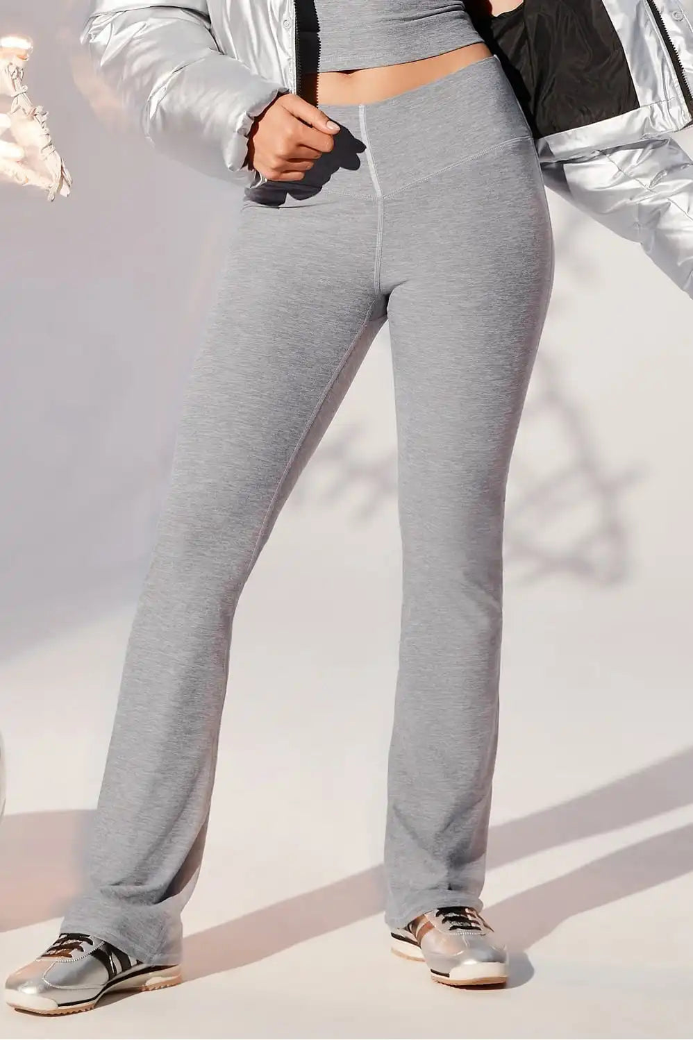 HeatherFlex High-Waisted Mini Flare