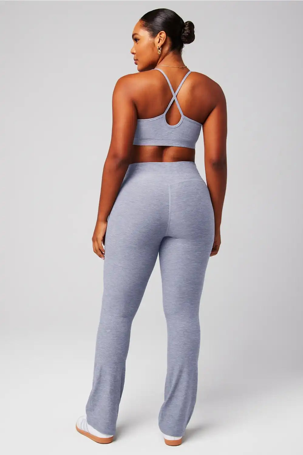 HeatherFlex High-Waisted Mini Flare