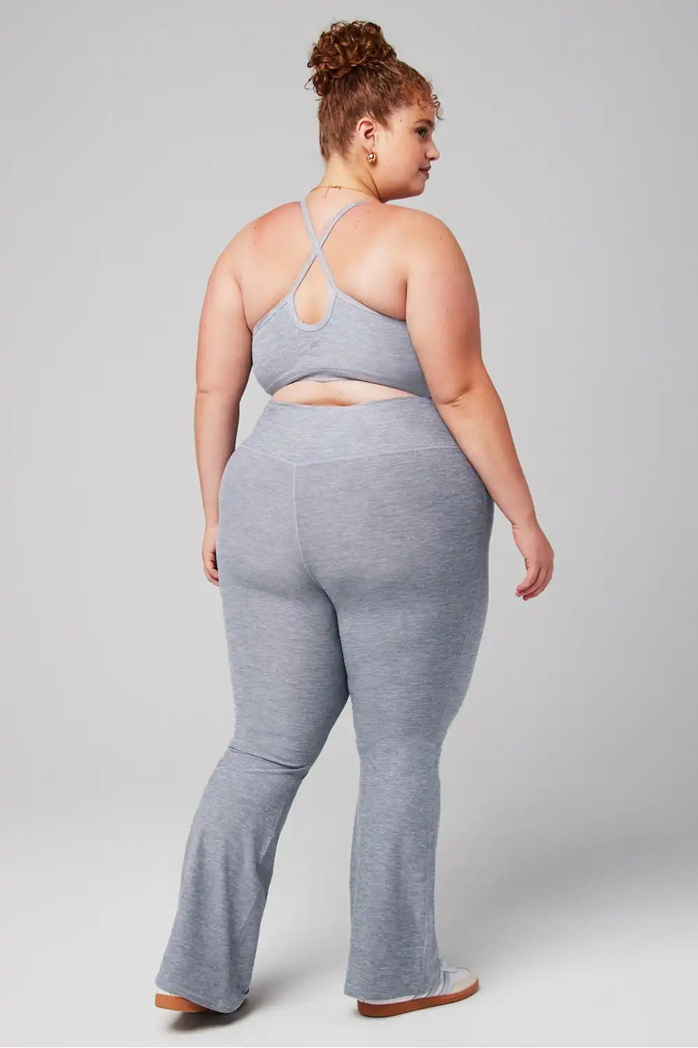 HeatherFlex High-Waisted Mini Flare