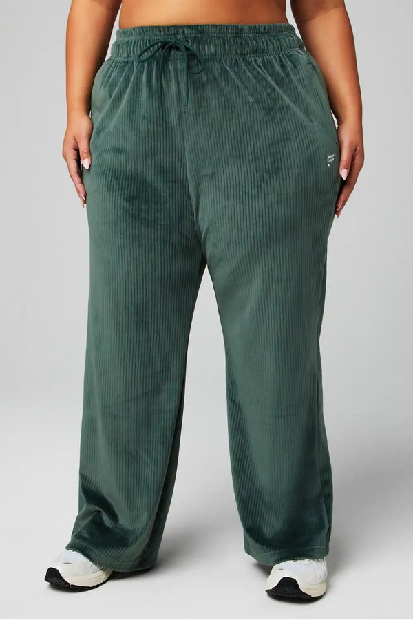 Plush Rib Wide Leg