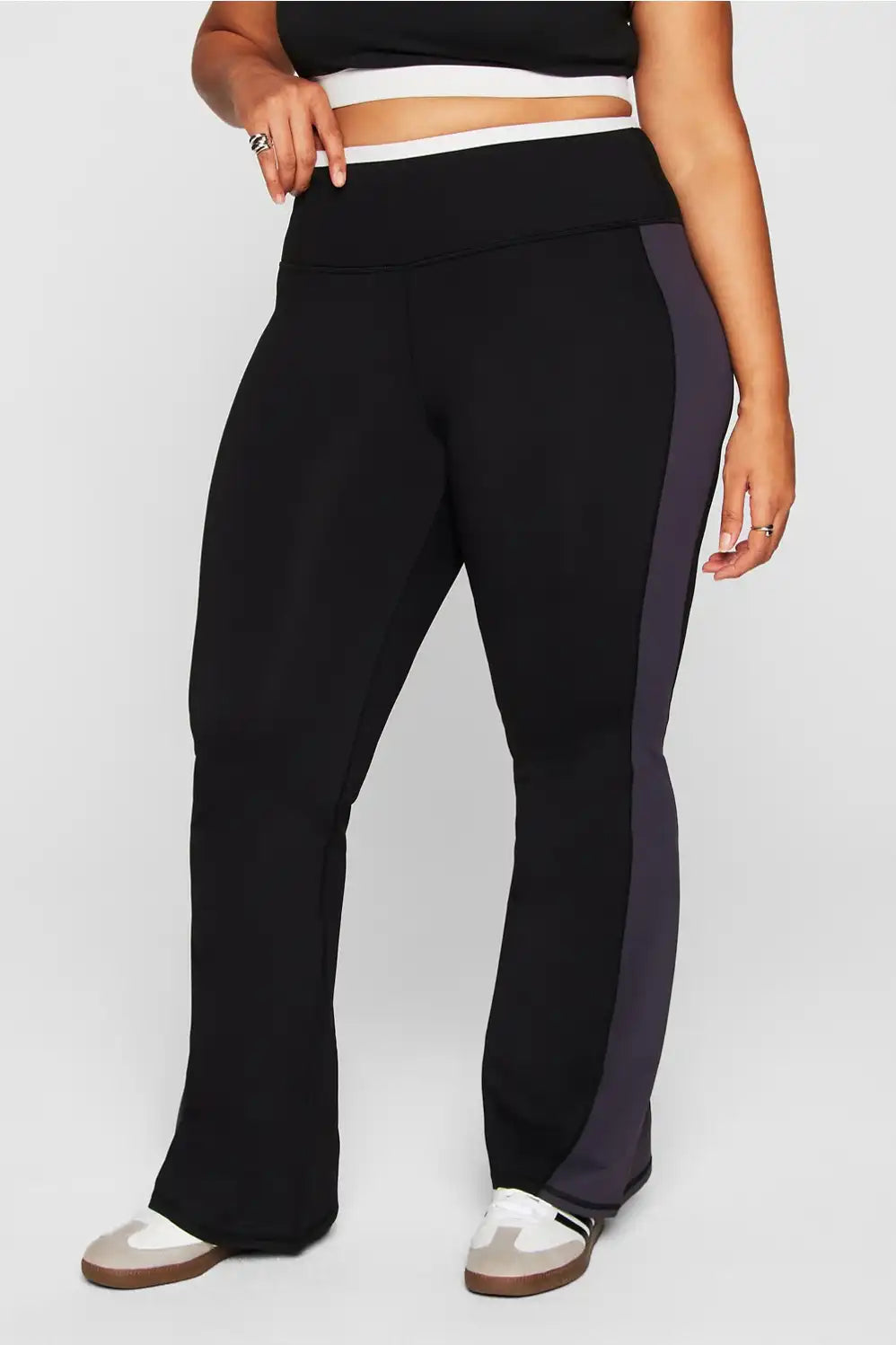 Define PowerHold® High-Waisted Color-Blocked Flare Pant