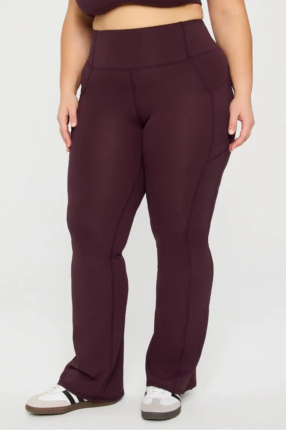 Oasis PureLuxe High-Waisted Pocketed Kick Flare
