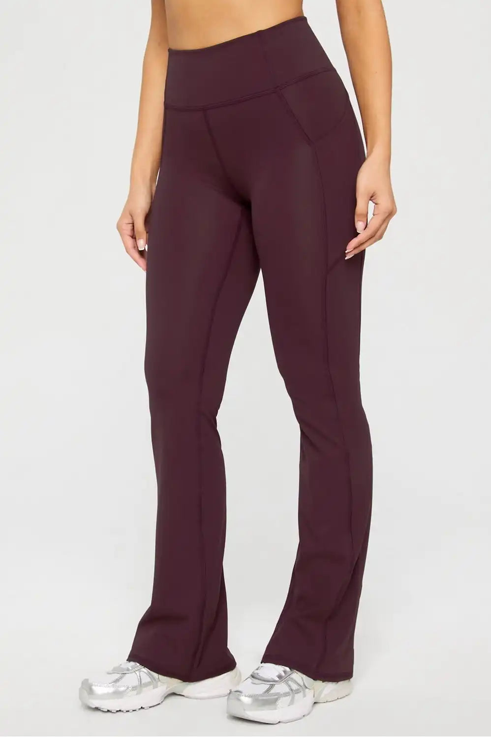 Oasis PureLuxe High-Waisted Pocketed Kick Flare Secondary image