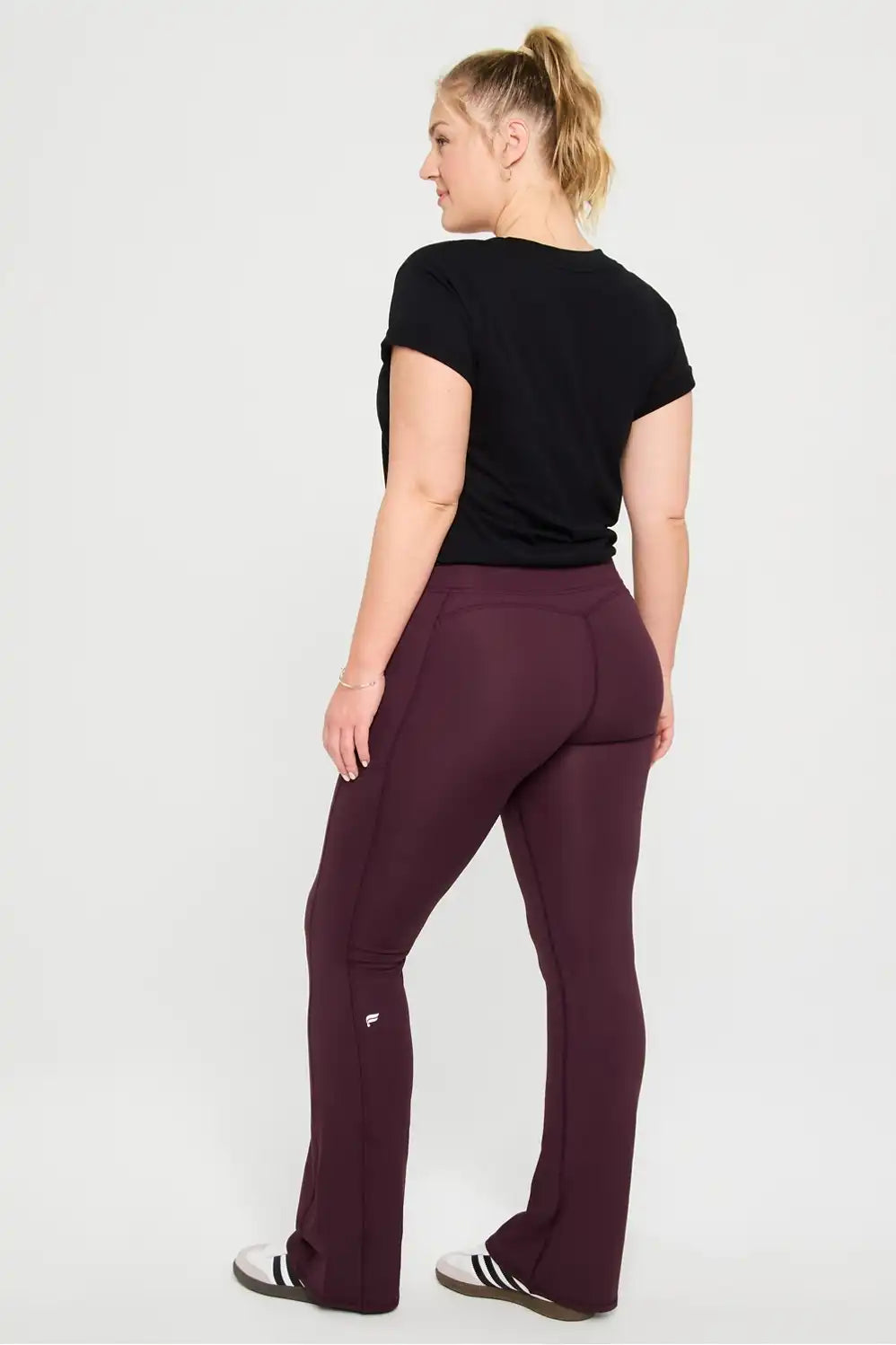 Oasis PureLuxe High-Waisted Pocketed Kick Flare