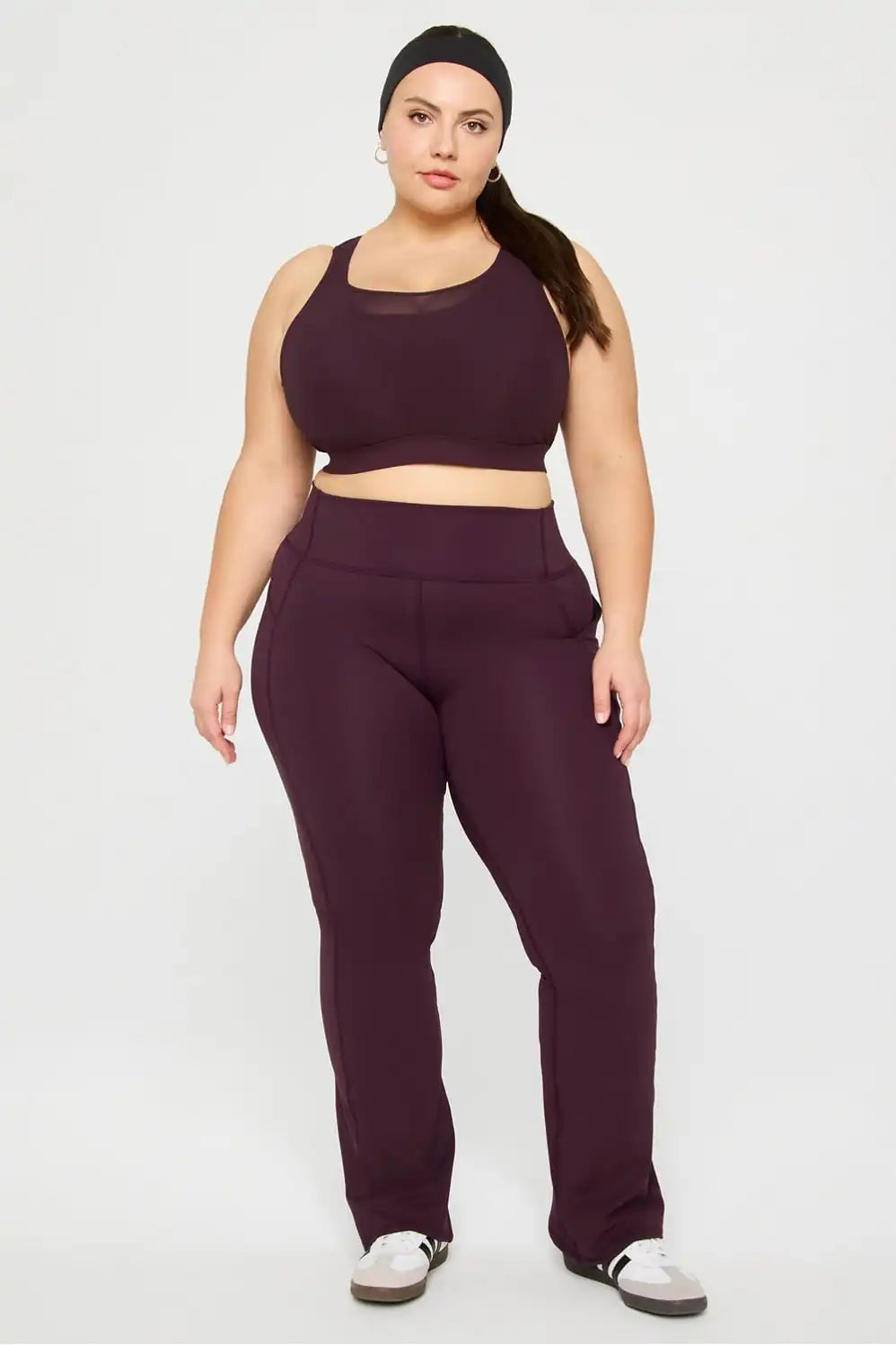 Oasis PureLuxe High-Waisted Pocketed Kick Flare