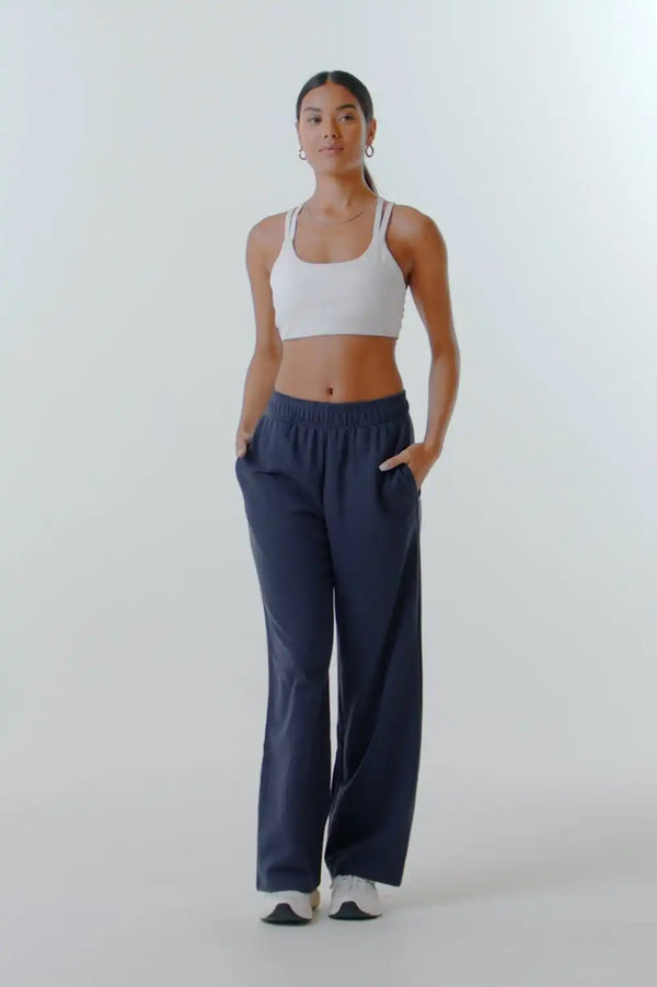 Year Round Terry Wide Leg Pant