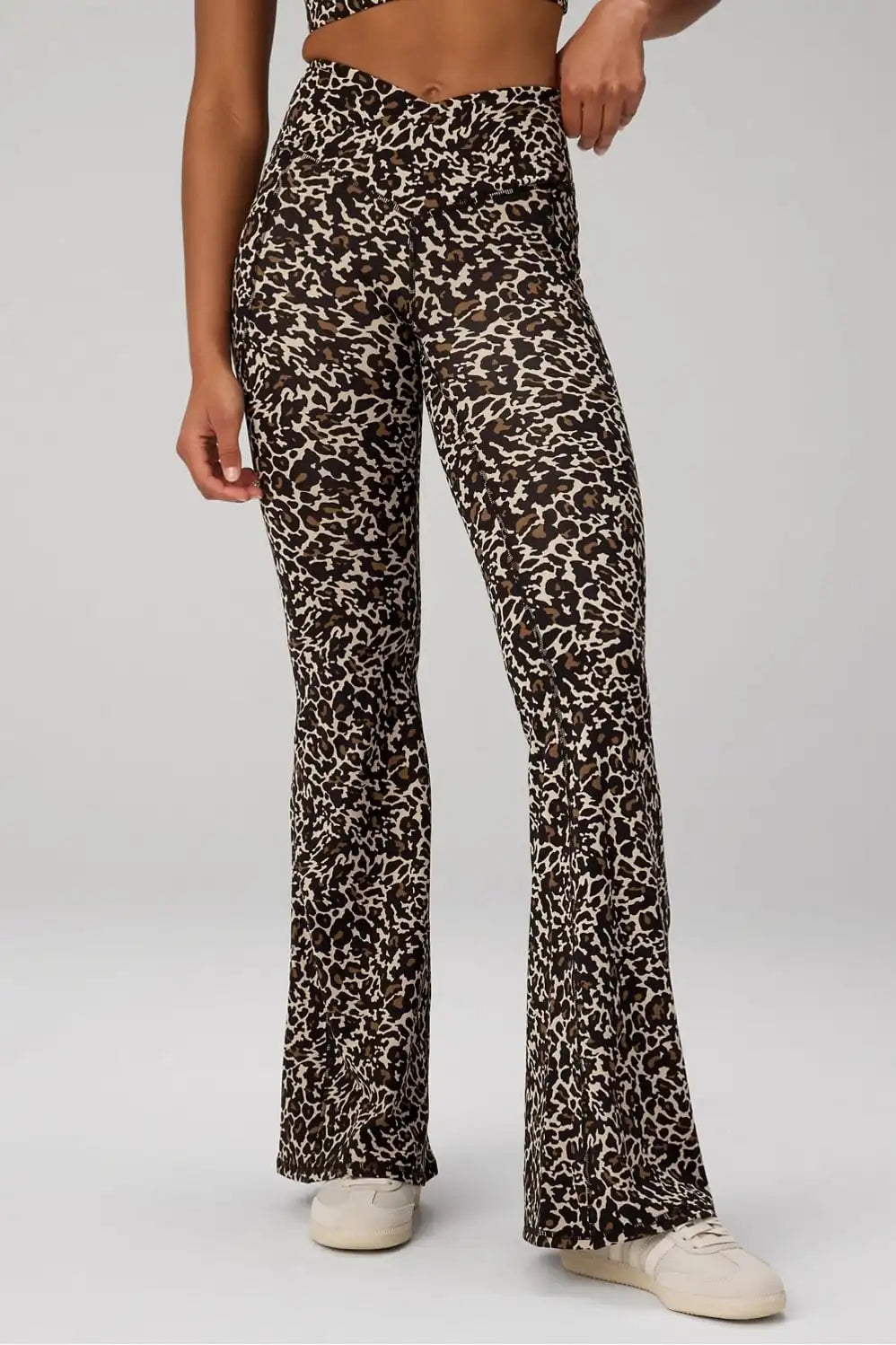 Oasis PureLuxe High-Waisted Crossover Flare Main image