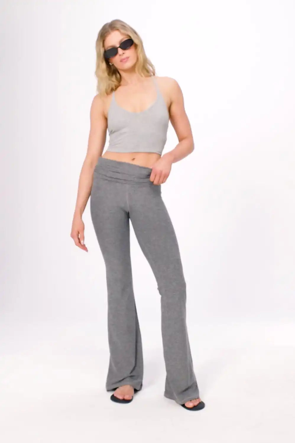 Cloud Jersey Foldover Flare