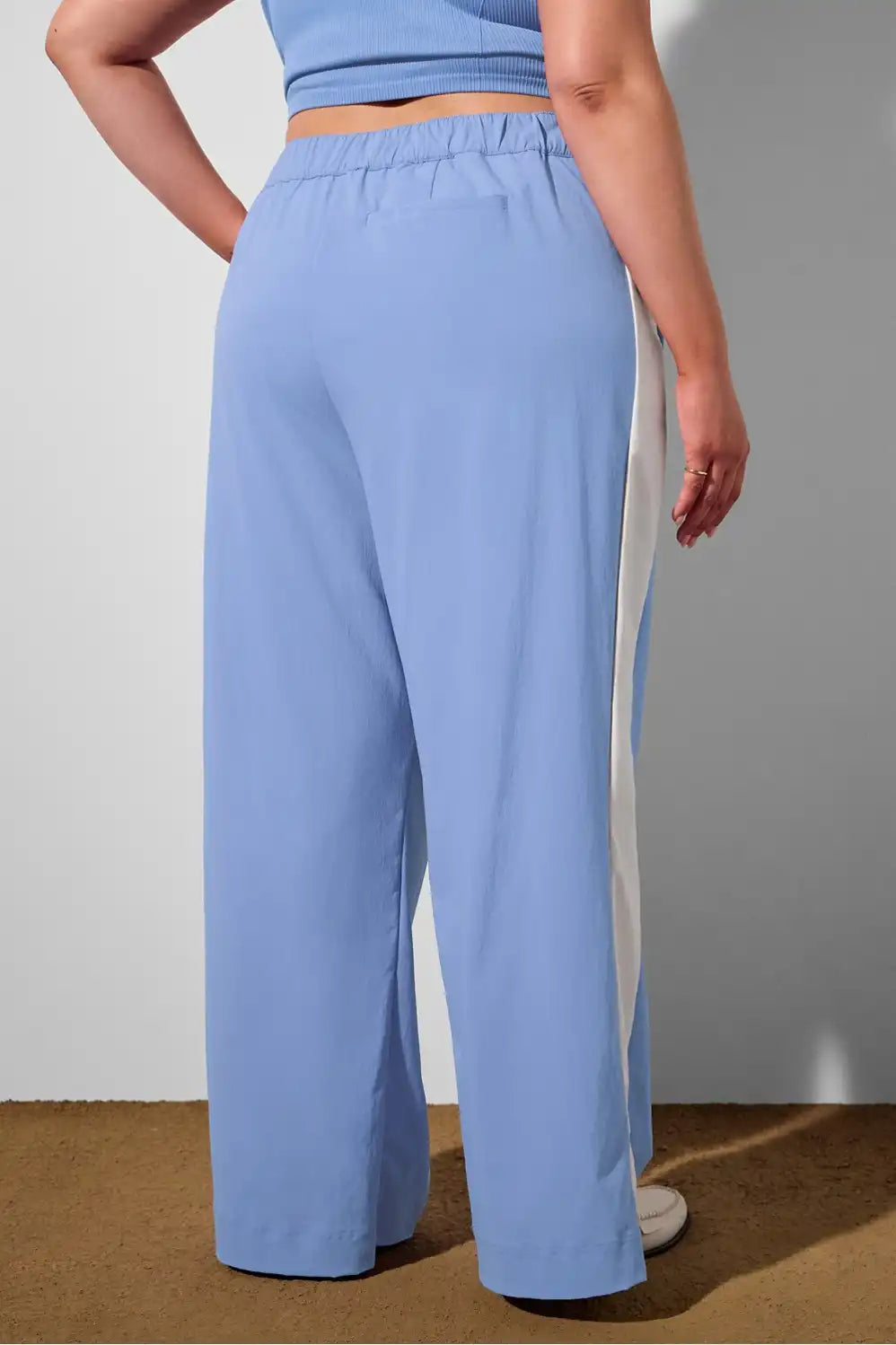 Pleated Wide Leg Trouser