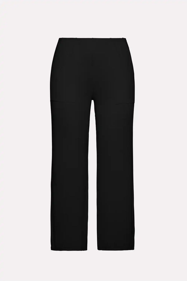 Soft Rib Wide Leg Pant