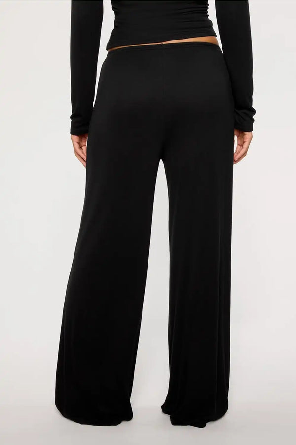 Soft Rib Wide Leg Pant