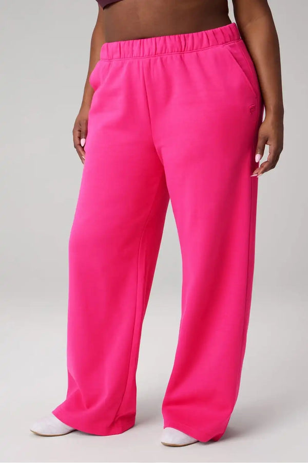 Cozy Fleece Wide Leg Sweatpant