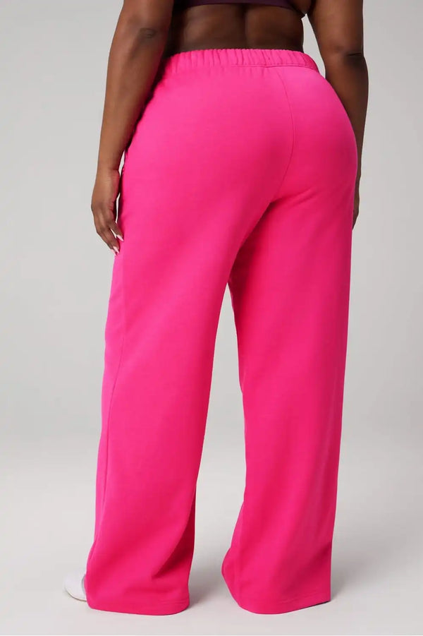 Cozy Fleece Wide Leg Sweatpant