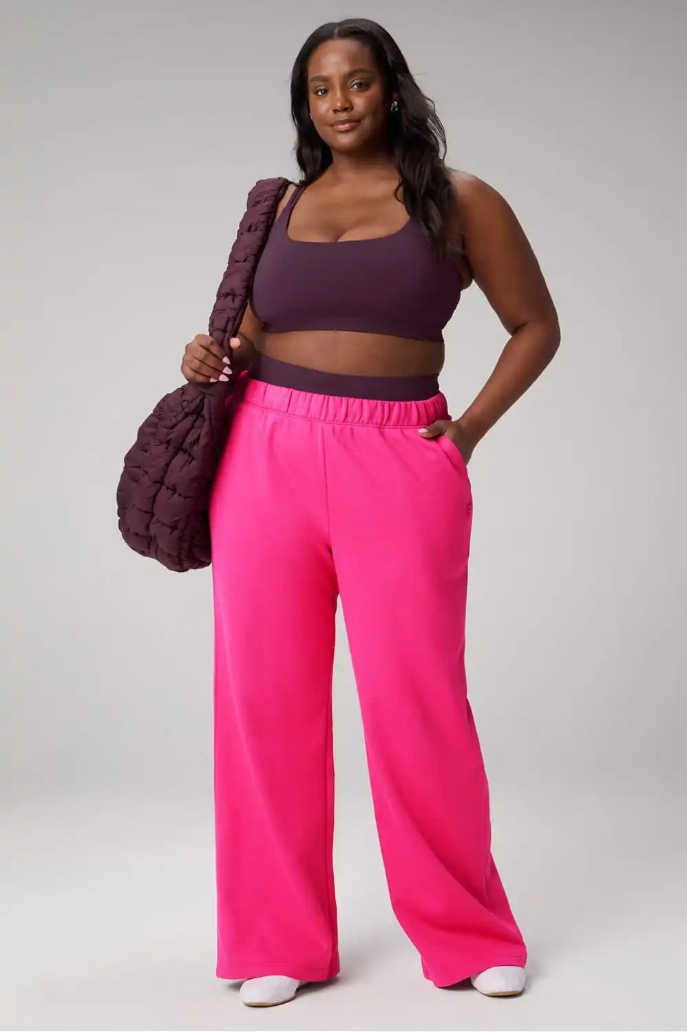 Cozy Fleece Wide Leg Sweatpant