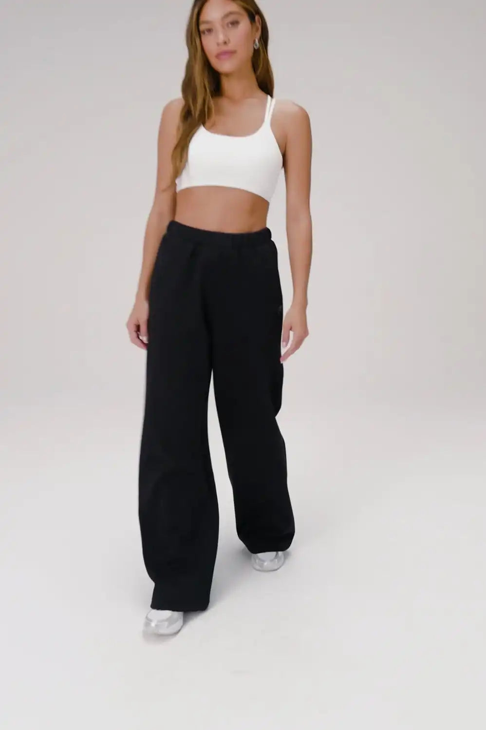 Cozy Fleece Wide Leg Sweatpant