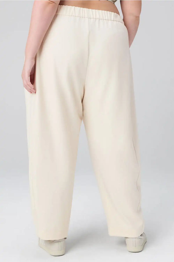 Easy Twill Mid Rise Barrel Pull-On Ankle Pant