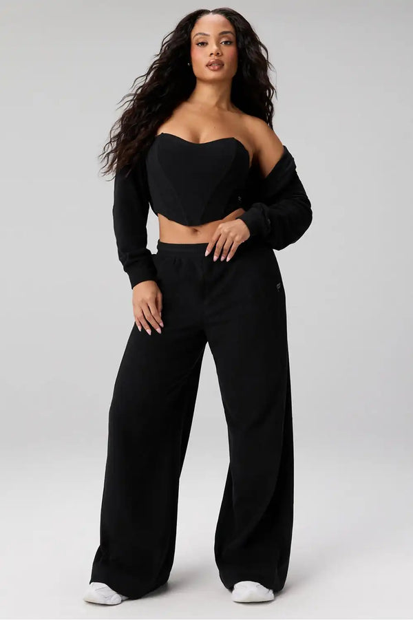 Polar Fleece Oversized Wide Leg Sweatpant