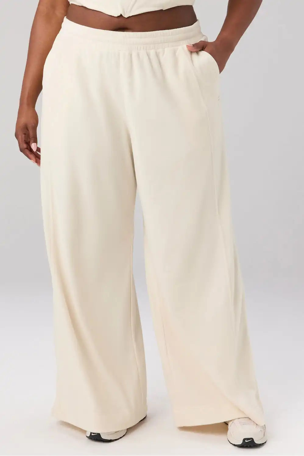 Polar Fleece Oversized Wide Leg Sweatpant
