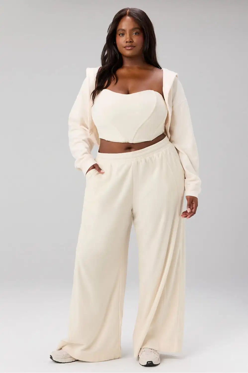 Polar Fleece Oversized Wide Leg Sweatpant