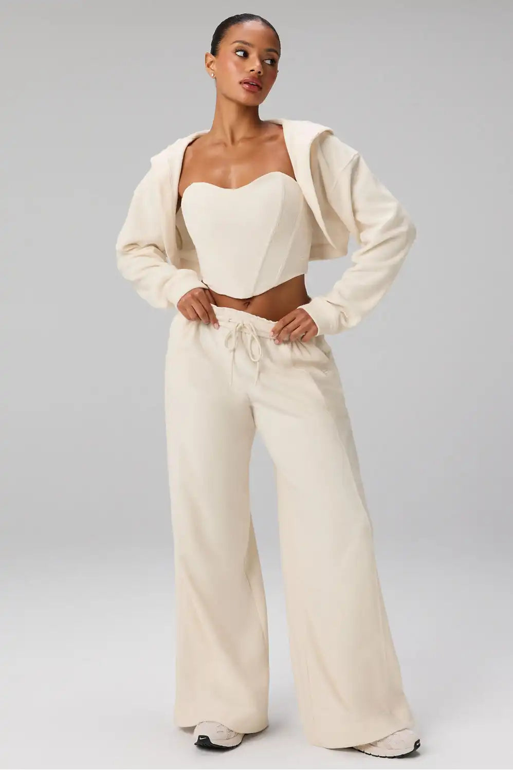 Polar Fleece Oversized Wide Leg Sweatpant