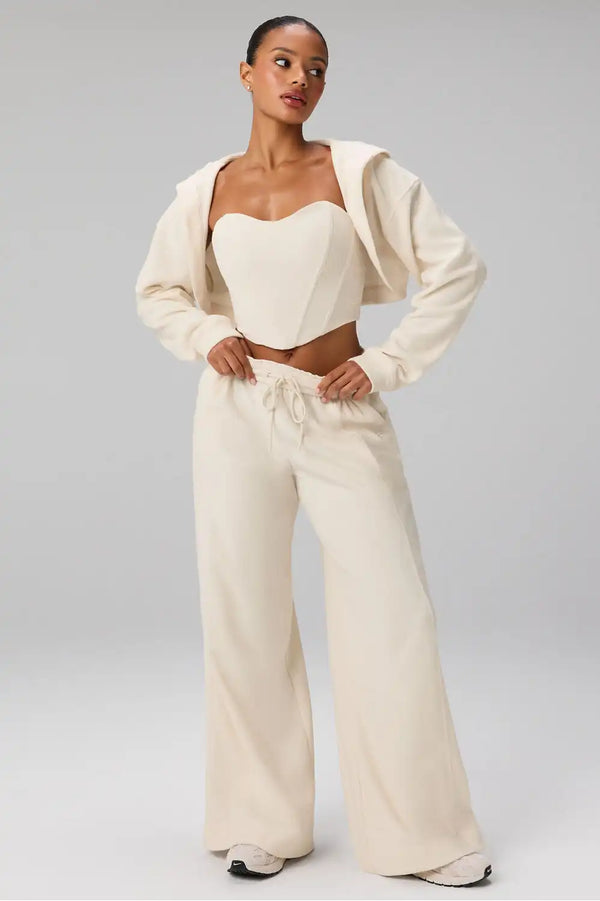 Polar Fleece Oversized Wide Leg Sweatpant