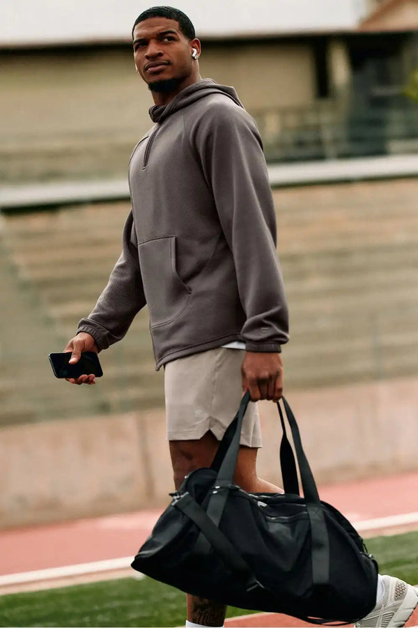 The GridTech Quarter Zip Hoodie
