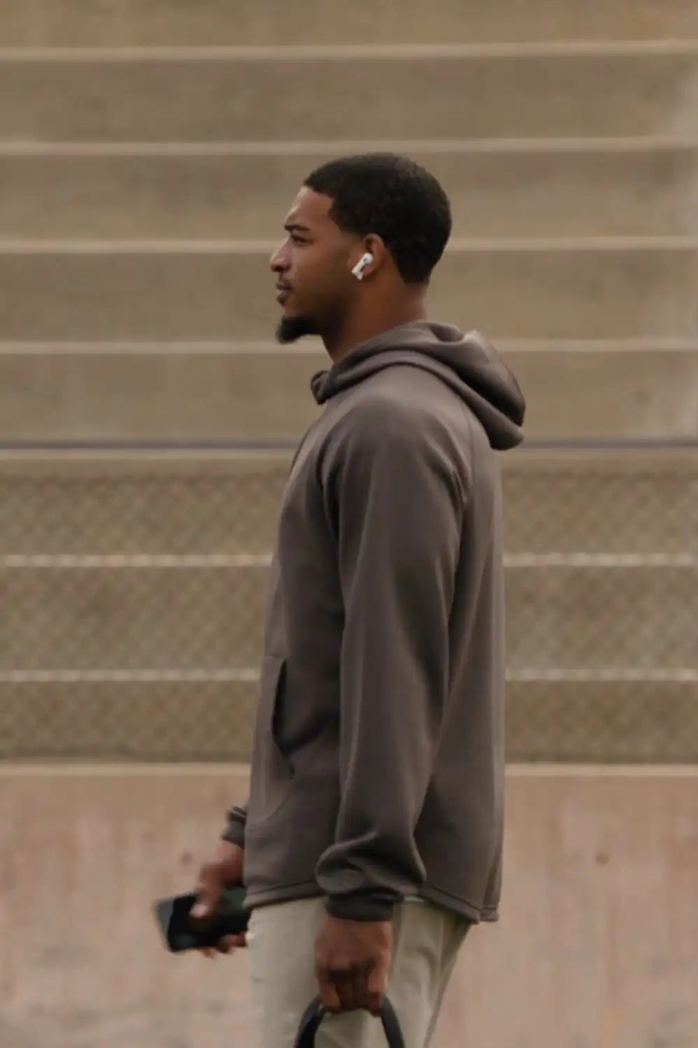 The GridTech Quarter Zip Hoodie