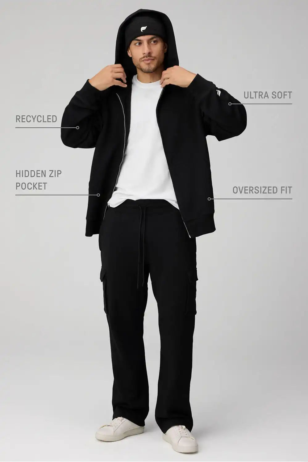 The Go-To Full Zip Hoodie (Oversized)