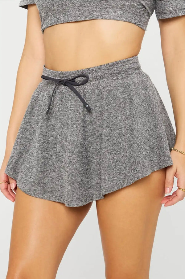Cloud Jersey Flounce Skirt