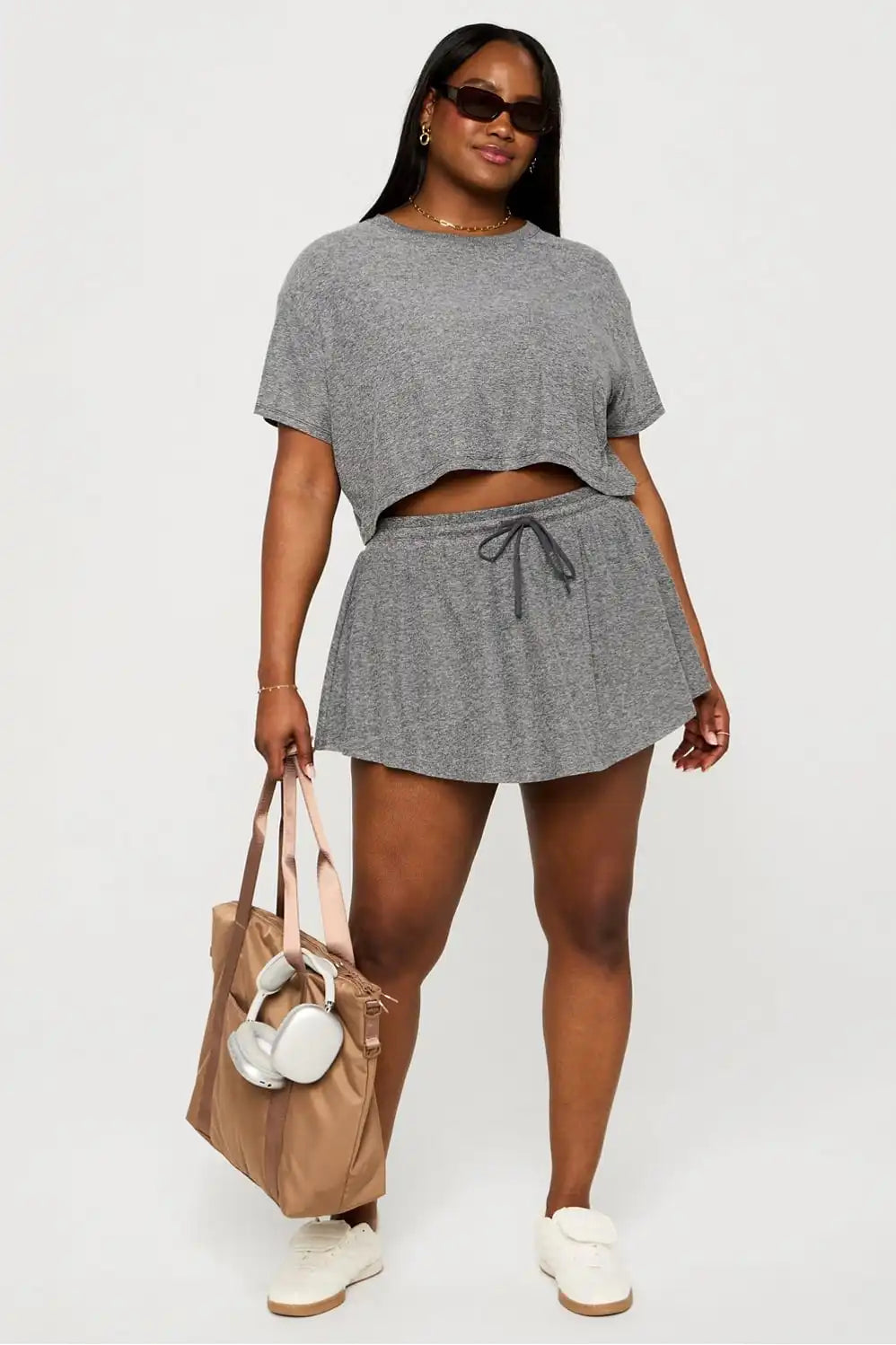 Cloud Jersey Flounce Skirt