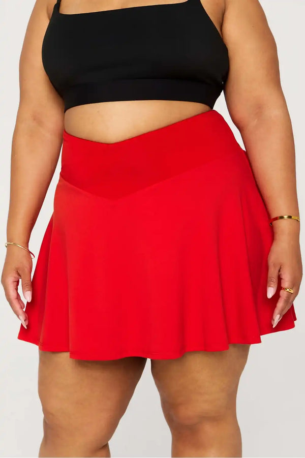 Crossover Flounce Skirt Classic Mini