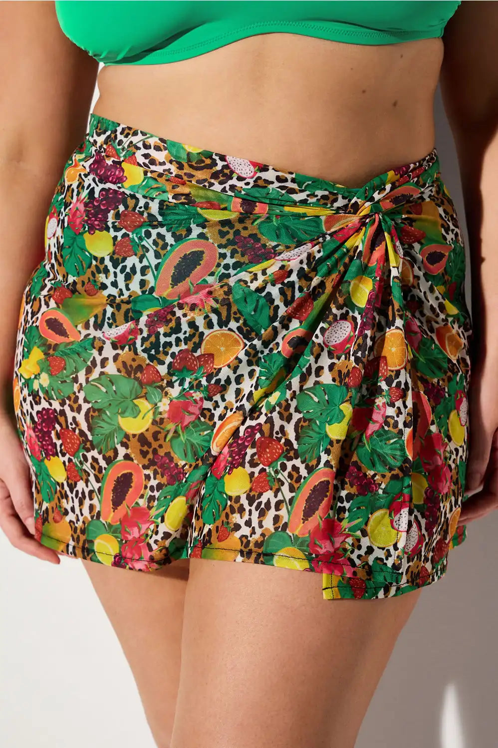 Sheer Mesh Short Sarong