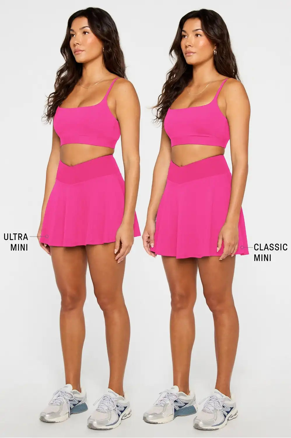 Crossover Flounce Skirt Ultra Mini