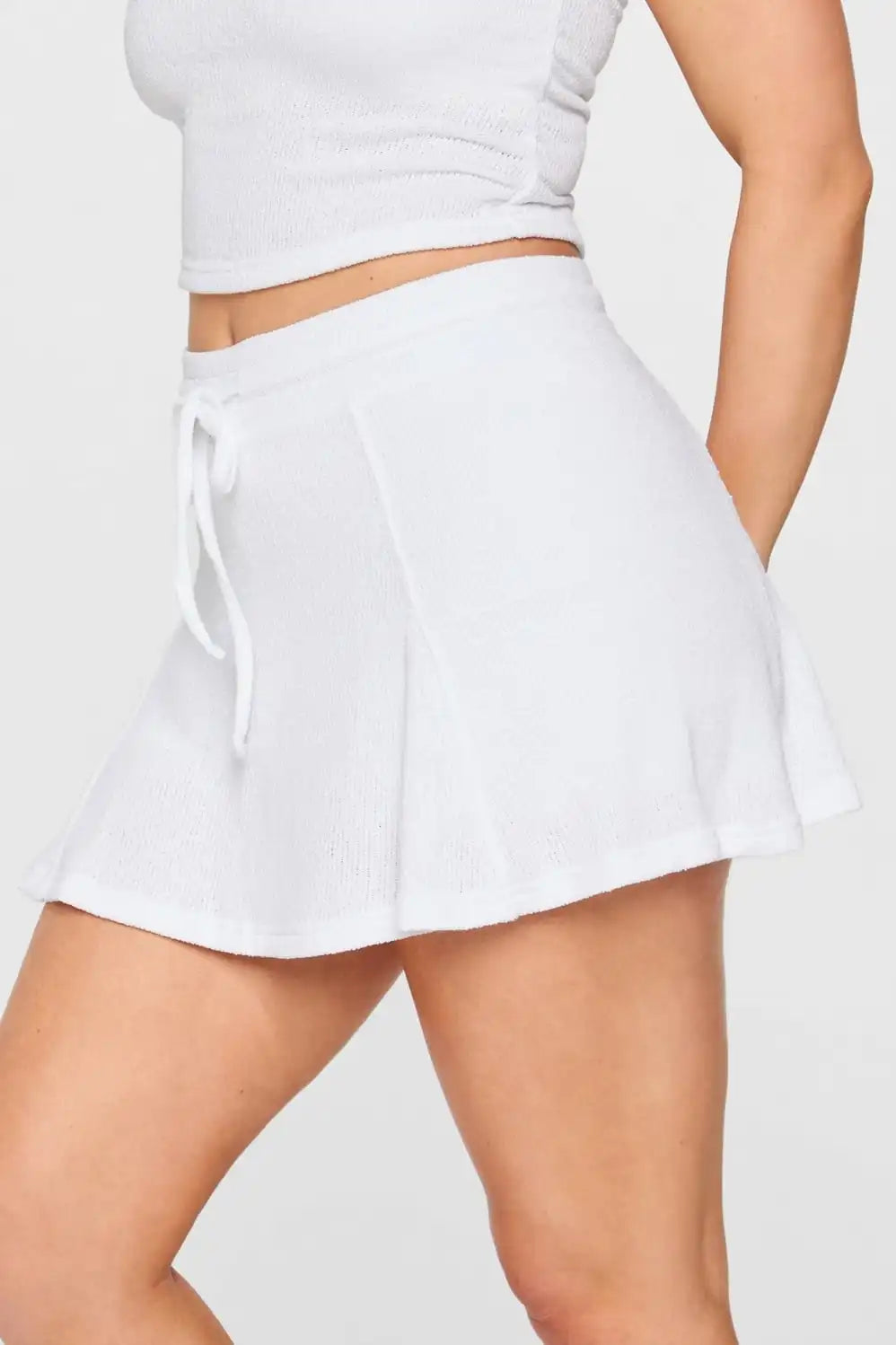 Breezy Knit Flouncy Skort