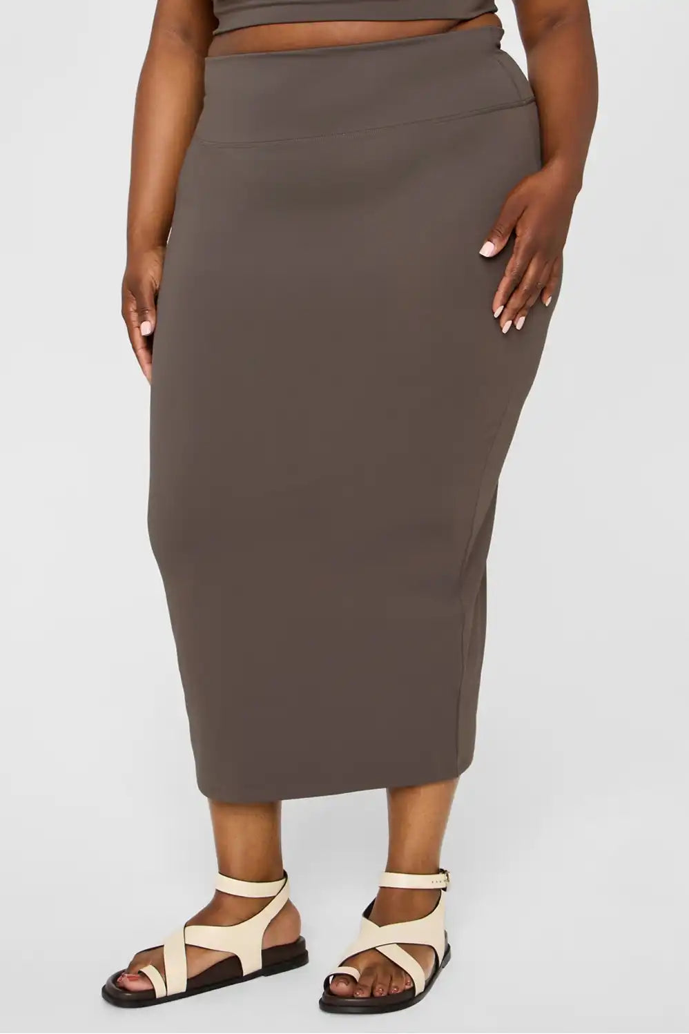 PureLuxe Midi Skirt