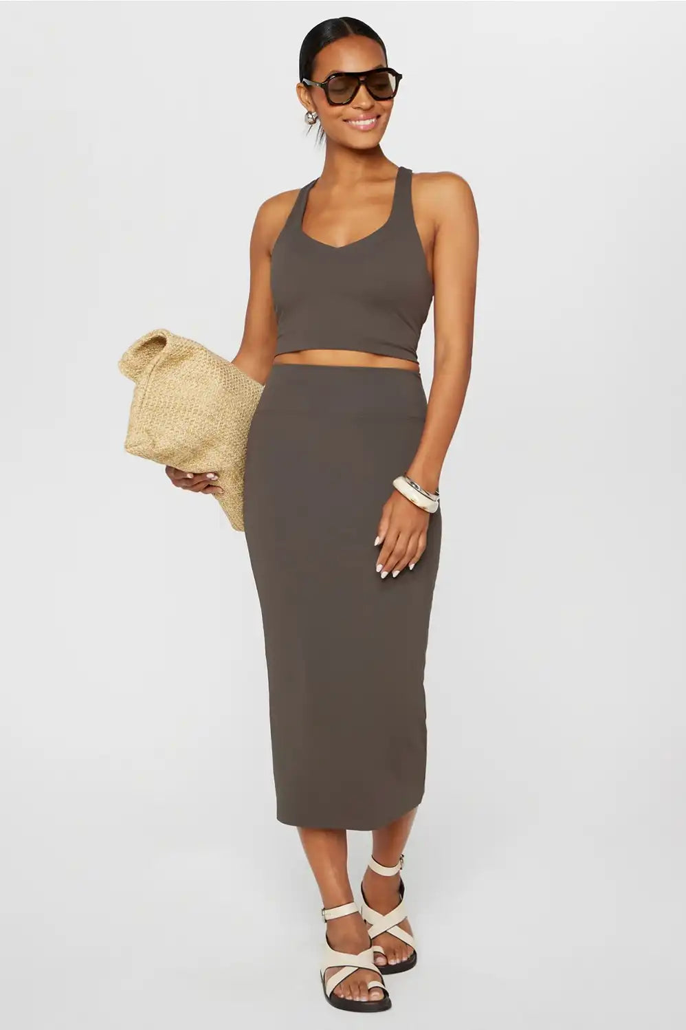 PureLuxe Midi Skirt