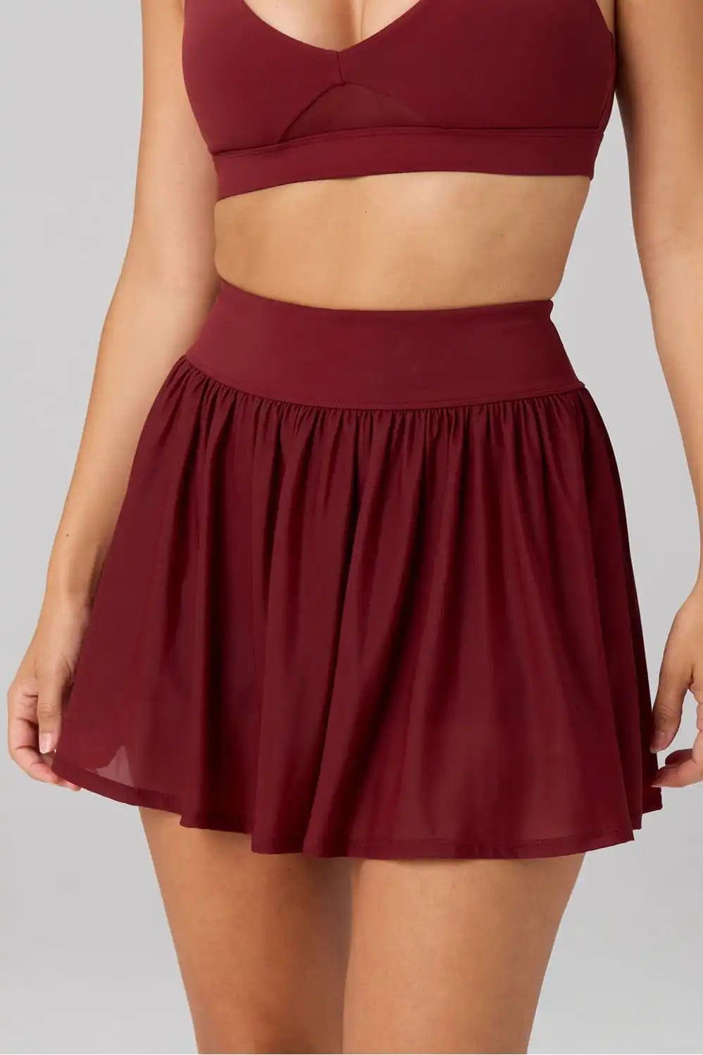 High-Waisted Mesh Classic Mini Skirt Main image