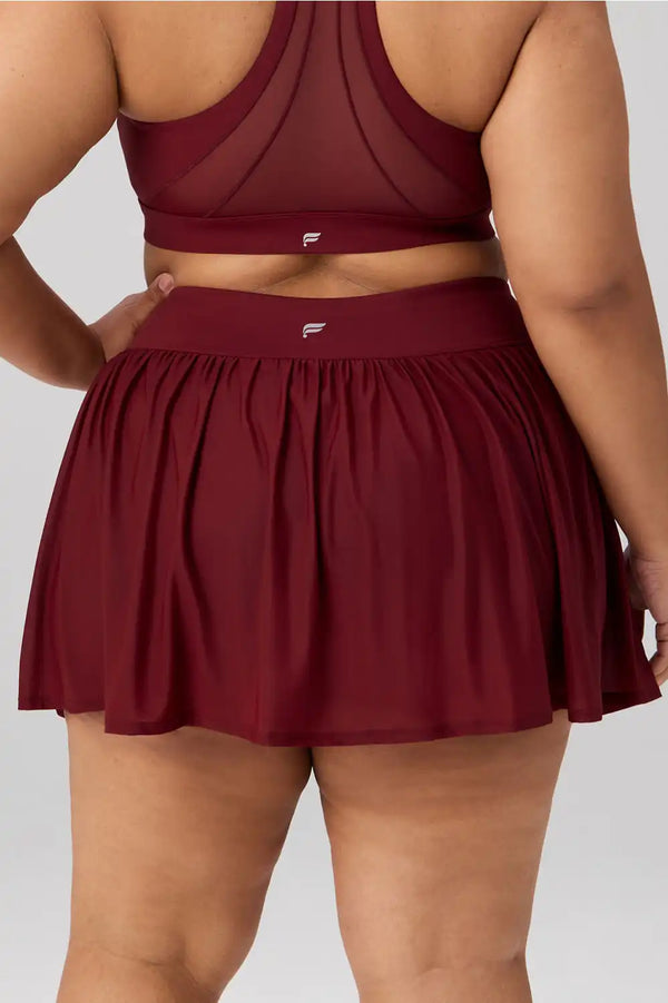 High-Waisted Mesh Classic Mini Skirt