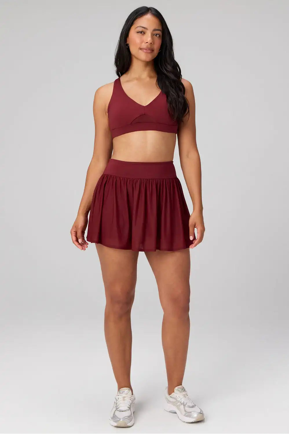 High-Waisted Mesh Classic Mini Skirt