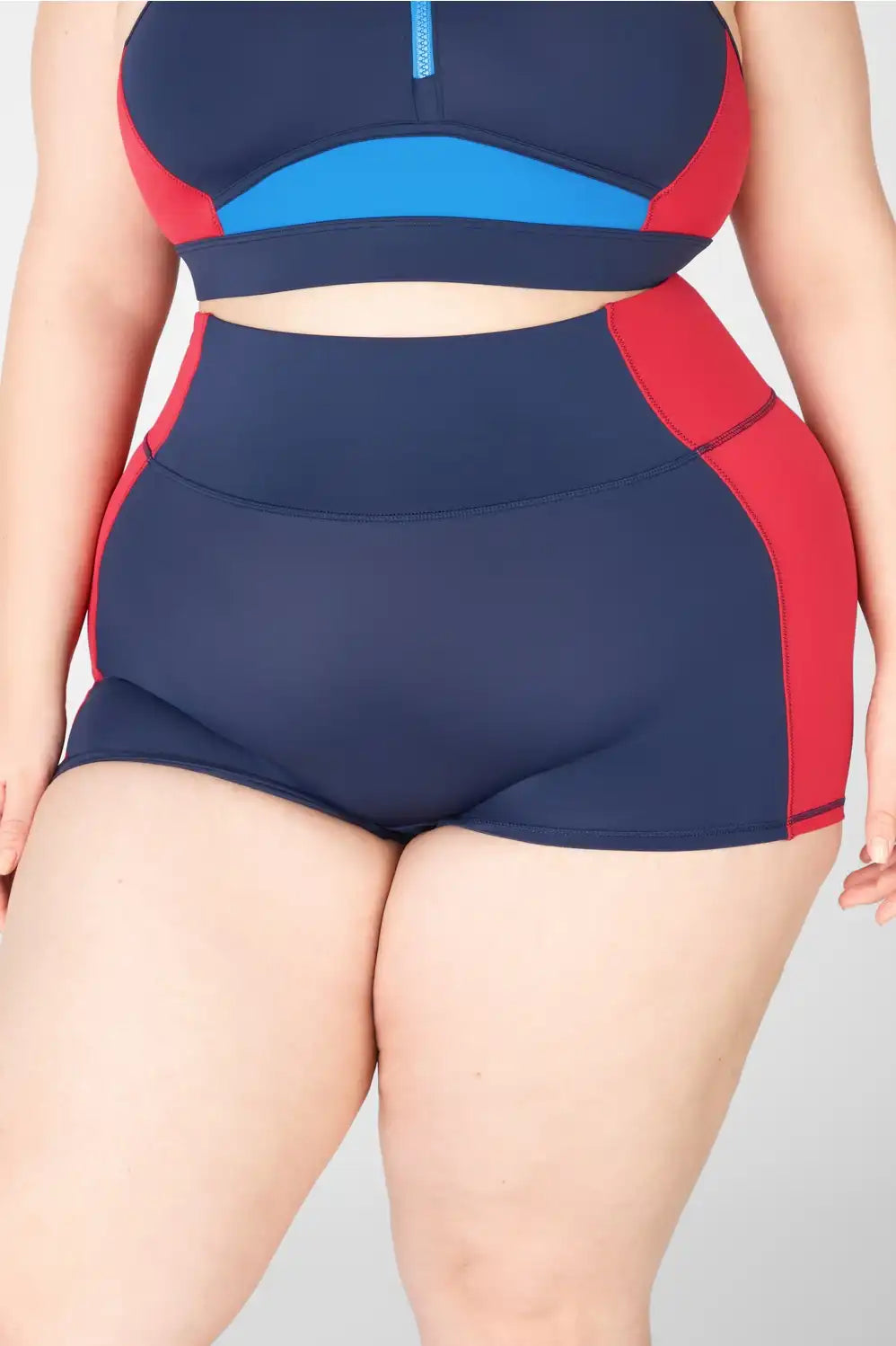 High-Waisted Swim Short