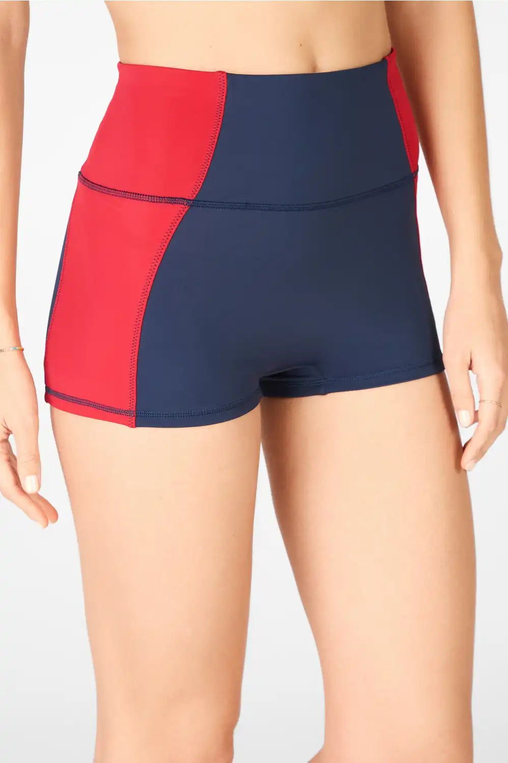 High-Waisted Swim Short