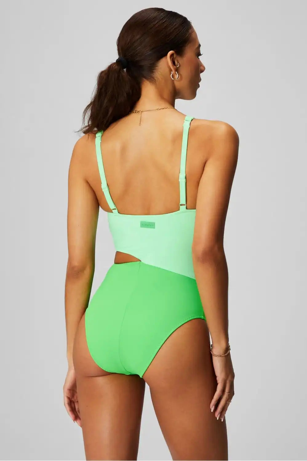 Asymmetrical Cutout Shaping One-Piece Swimsuit Secondary image