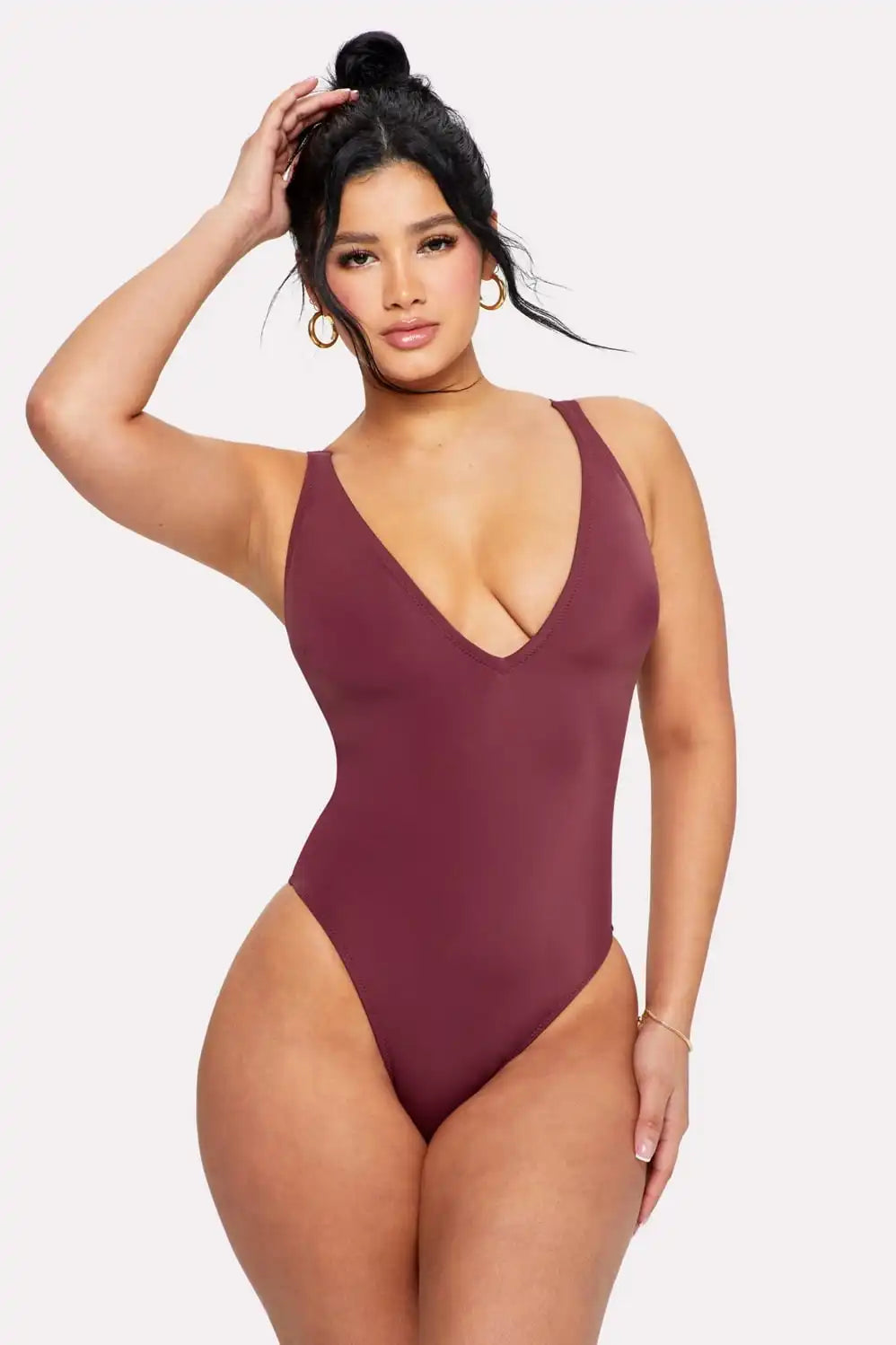 Shaping Swim Plunge One Piece Main image