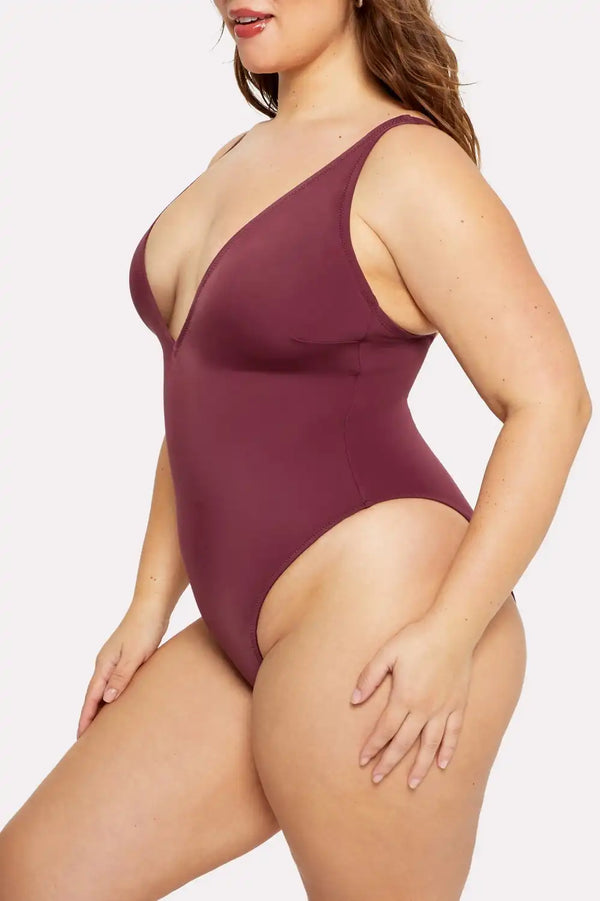 Shaping Swim Plunge One Piece