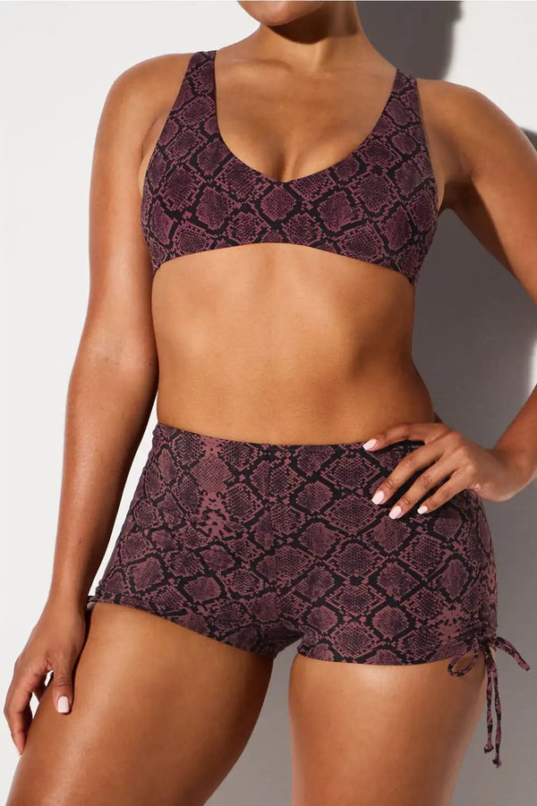 Shaping Swim High Waist Booty Short