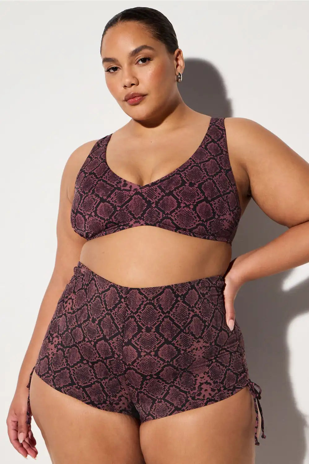Shaping Swim High Waist Booty Short