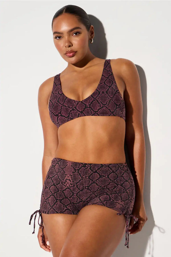 Shaping Swim High Waist Booty Short