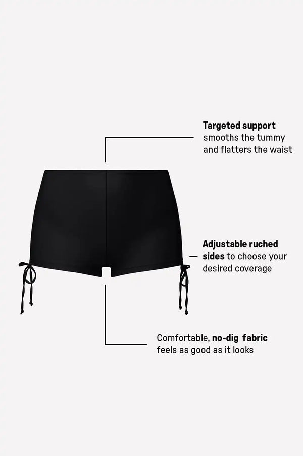 Shaping Swim High Waist Booty Short